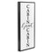 Stupell Industries Sweet Cabin Vertical Words Framed Giclee, design by Lux + Me Designs